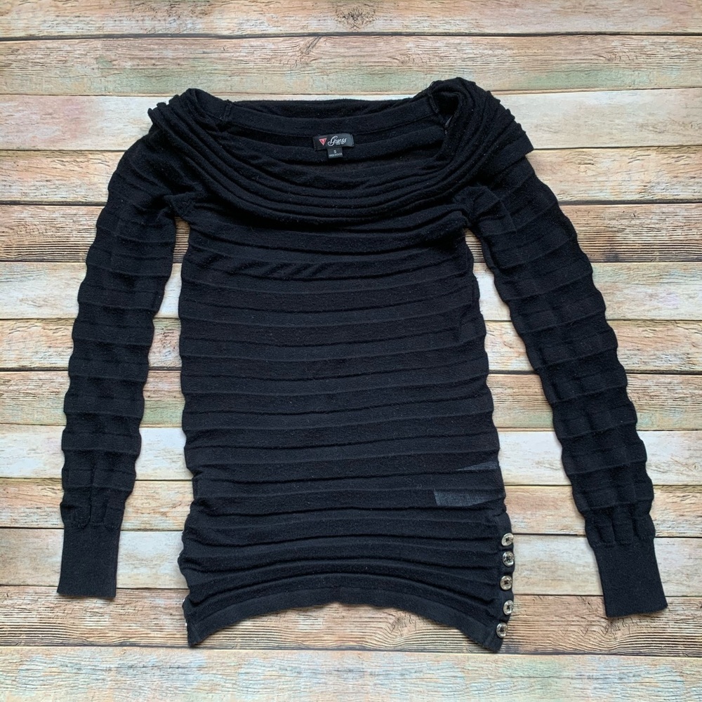 Guess black small sweater